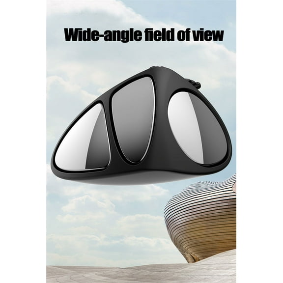 Universal Car Left Side Convex Blind Spot Mirror Wide Angle 360 Rotation Lens