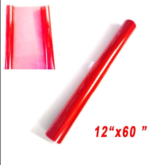 Universal Car Light Film Vinyl 1Pc Exterior Fog Lamp Headlights Red Sticker Taillight Tint Accessories Durable Fangkenuo