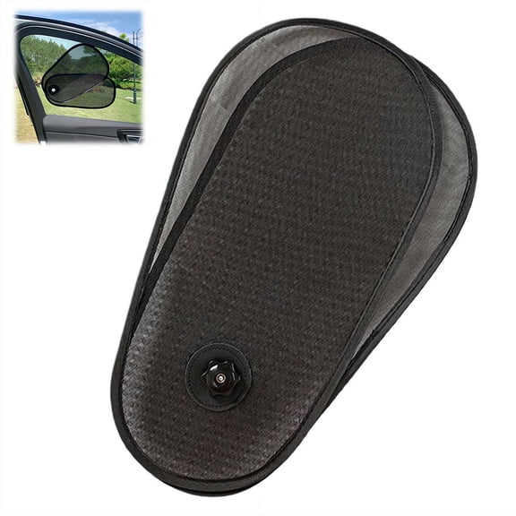 Universal Car Mesh Sun Shade, Foldable Side Window Sunshade with Suction Cups, Heat Insulation & UV Protection