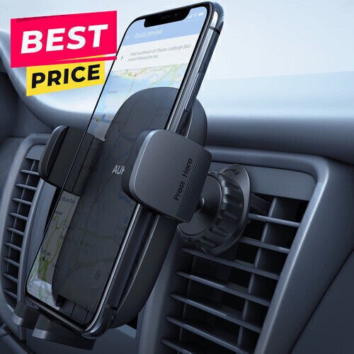 Universal Car Mount Air Vent Holder Stand For Cell Phone Samsung iPhone GPS