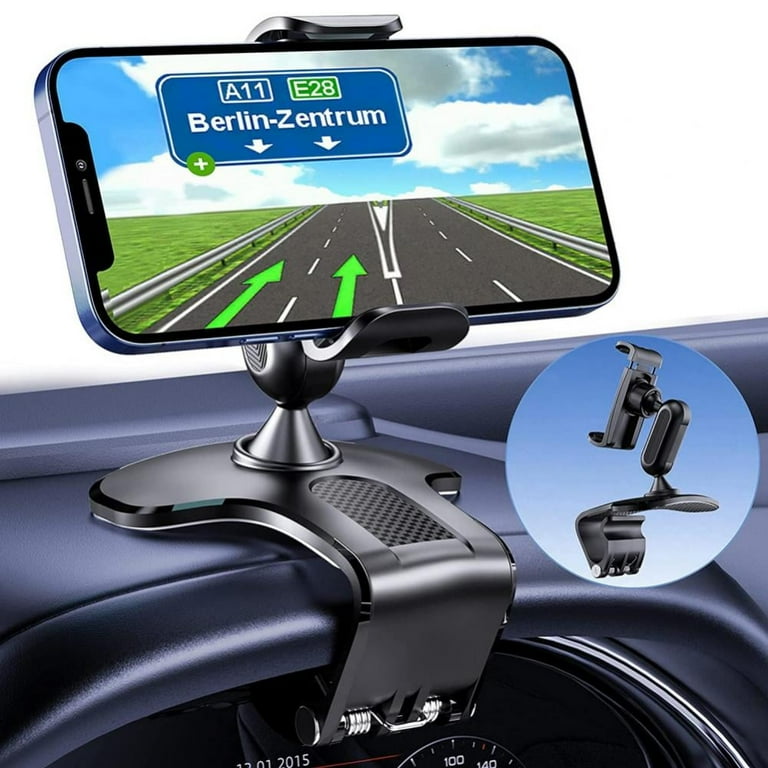 Universal Car Phone Holder Mount 360 Degree Rotation Dashboard