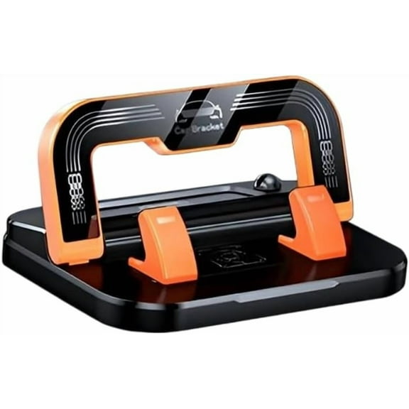 Universal Car Phone Holder with 360° Rotation & Dashboard Suction Cup, Compatible with IPhone & Android