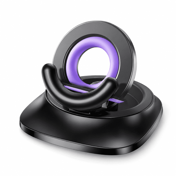 Universal Car Phone Mount, Heat-Resistant Dashboard & Windshield Holder with 360° Rotation, Tool-Free Installation 10.5x10.5cm Secure Cradle for iPhone and Android