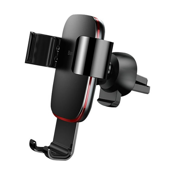 Universal Car Phone Stand Air Vent Mount Holder Metal Age Gravity Car Mount Gravity Sensing (Air Outlet) Fit Phone 4-6 inch, iPhone X Xs Max XR 8 Plus 7 6 Galaxy S10 S10+ S9 S8 Note 9 8 Moto G7 -BLACK