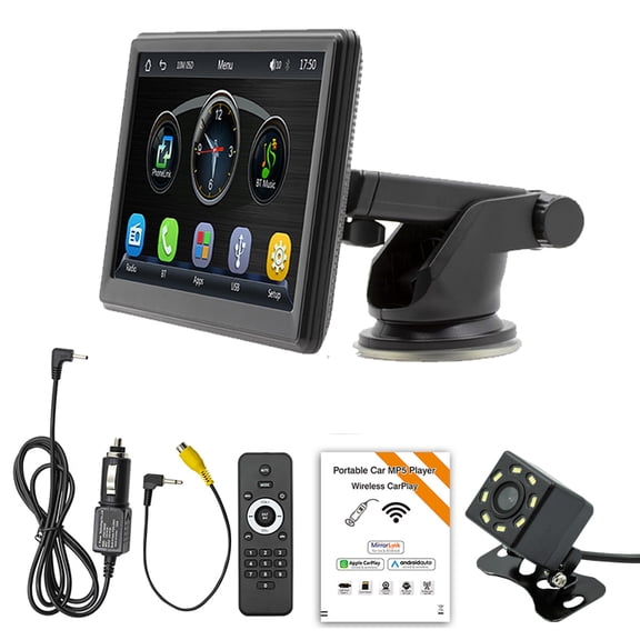 Universal Car Player Portable 7 Inch Wireless Bluetooth WIFI CarPlay Voice-recognition Android Auto Car MP5 Player Touch Screen