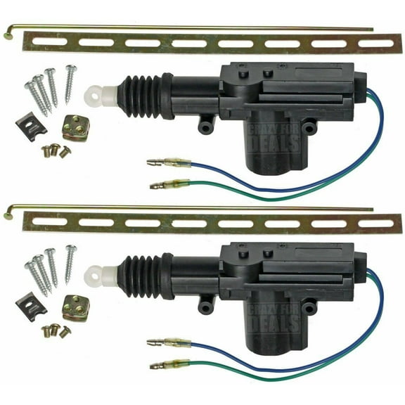 Universal Car Power Door Lock Actuator 12-Volt Motor (2 Pack)