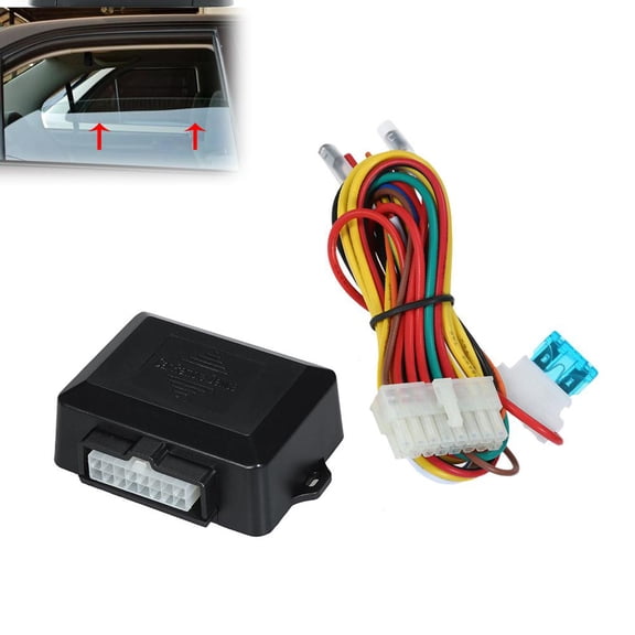 Universal Car Power Window Closer: Remote-Controlled, No Lowering Function, Installation Wiring Required
