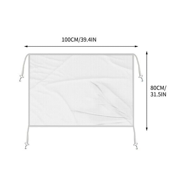 Universal Car Radiator Grille Guard Mesh Water Tank Protection Screen for Cars Trucks SUVs Debris Insect Barrier Easy Installation 1-Pack