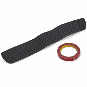 Kabuer Universal Car Rear Bumper Protector, 41-inch x 3.4-inch Rubber Guard for Car/SUV, Black