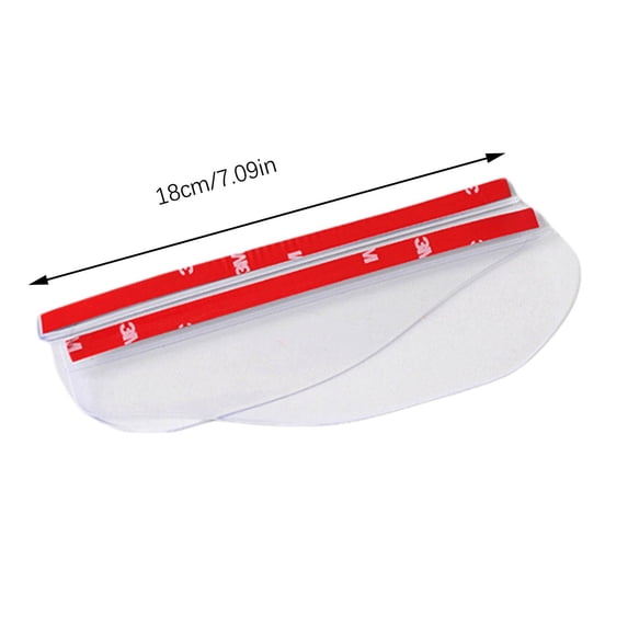 Universal Car Rearview Mirror Rain Guard, Side Mirror Rain Shield for Wet Days, Improves Visibility for Most Vehicle Models 7x2 Inch