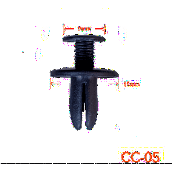 Universal Car Retainers, CC-05 Clips 50PCS/Pack