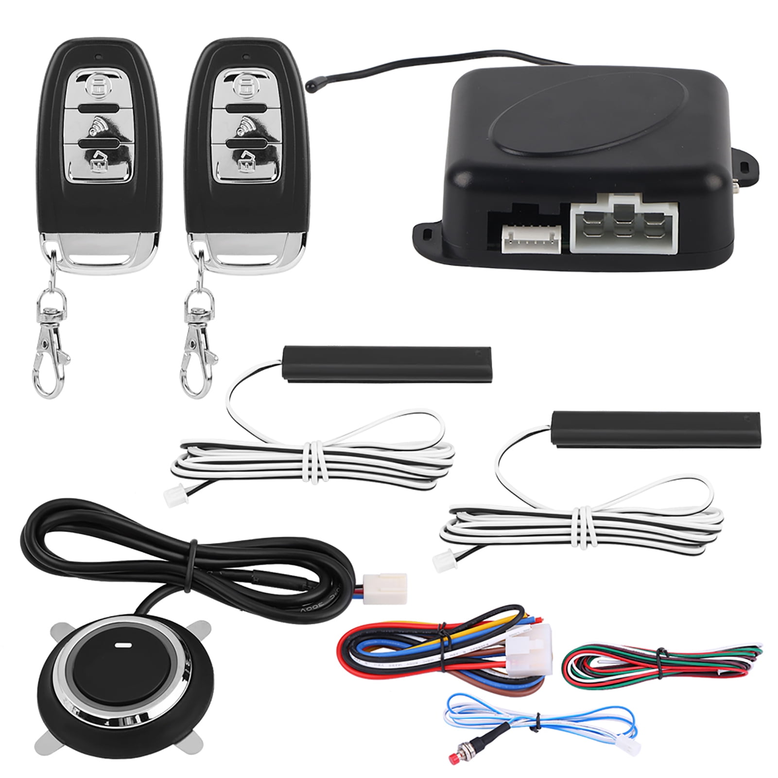 Universal Car SUV Keyless Entry Remote Starter Alarm System 9Pcs