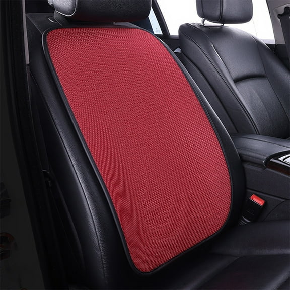 Universal Car Seat Back Cushion - 3D Raised Ventilation Structure, Fast Heat Dissipation & Even Weight Support, All-Season Comfort for Auto/Office/Home (17x16in)