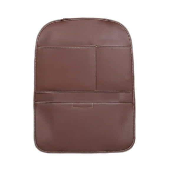 Universal Car Seat Back Protector - Anti-Kick Leather Pad (23.6"x19.7"/0.88lb) for Childproofing & Interior Protection