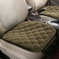 thumbnail image 1 of Universal Car Seat Cover Gel Honeycomb Mat Chair Protector Winter Plush One Piece Car Cushion Backless Anti-Skid Plush Cushion Sheet Beautiful Decoration, 1 of 5