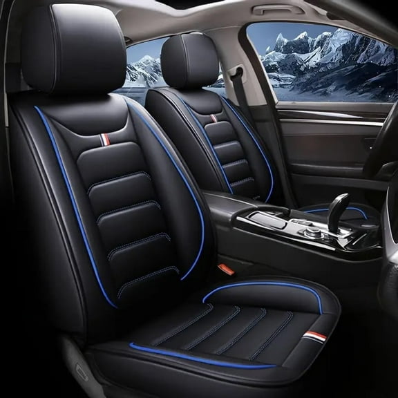 Universal Car Seat Covers Complete Set Waterproof, 5pcs Complete Car Seat Covers, Vehicle Seat Protector Covers, Anti-Dirty Waterproof Kickproof Car Seat Covers, Suitable