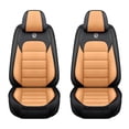 thumbnail image 1 of Universal Car Seat Covers Fit for Subaru 97% Car Models,Waterproof Leather Front Set Seat Covers,Comfort Car Interior Seat Protectors with Airbag(Orange/Black,Standard), 1 of 6