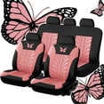 thumbnail image 1 of Universal Car Seat Covers Set, Embroidered Seat Protectors for Cars & Trucks, Non-Slip Cushion with Memory Foam, Breathable Fabric for Comfort & Support, Front & Rear Seat Covers, 1 of 2