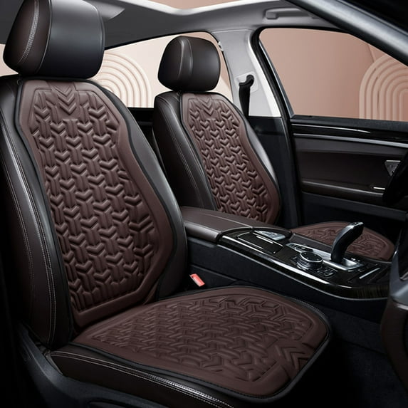 Universal Car Seat Cushion with 3D Mesh Ventilation, Back Support & Cooling Gel Pad, Breathable Ergonomic Design for Office Chair, Gaming Chair, Wheelchair - All Season Comfort