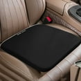 thumbnail image 1 of Universal Car Seat Cushion, Beige Ventilated Silica Gel Pad, Non-Slip Bottom, 15x15 Inches, All-Season Comfort for Driver and Passenger, Easy Install with Storage Pocket, 1 of 8