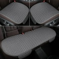 thumbnail image 1 of Universal Car Seat Cushion Protector, Non-Slip Breathable Seat Cover for SUV and Sedan, Cotton Linen Material, Front and Rear Set, 1 of 6