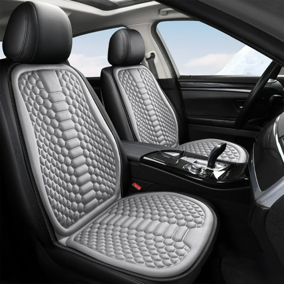 Universal Car Seat Cushion | Summer Ice Silk Cooling Cushion with Slow Bounce & Pressure Relief | 48x45x110 cm | 1-Pack