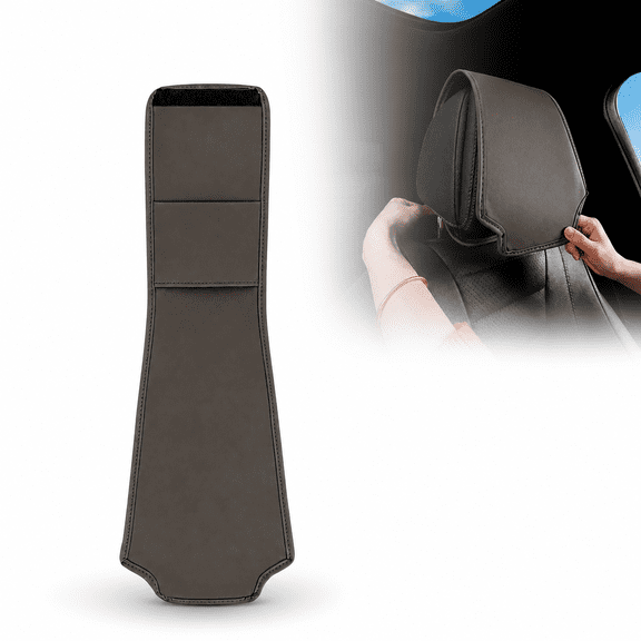 Universal Car Seat Headrest Cover - Headrest Protector Sleeve - Waterproof & Anti-Dirty Interior Accessory for Cars, SUVs & Trucks - Easy to Clean