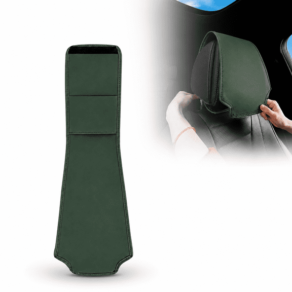 Universal Car Seat Headrest Cover - Headrest Protector Sleeve - Waterproof & Anti-Dirty Interior Accessory for Cars, SUVs & Trucks - Easy to Clean