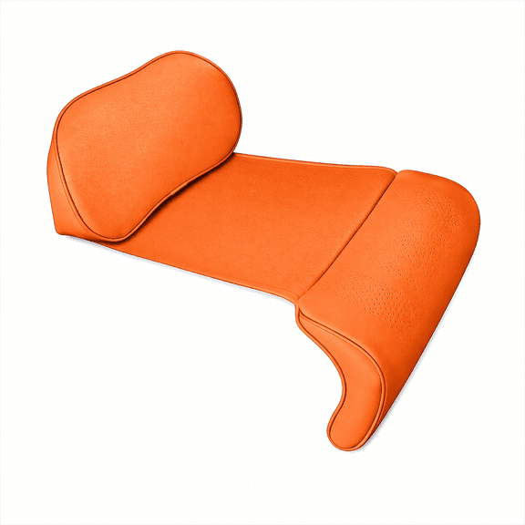 Universal Car Seat Leg Support Extension - Memory Foam Thigh Support Cushion with Integrated Lumbar Support - Ergonomic Seat Extender for Long Distance Driving - Breathable All-Season Comfort