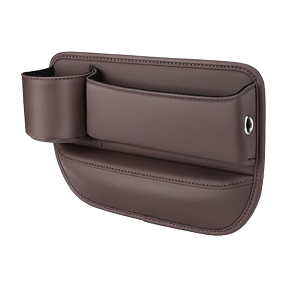 Universal Car Seat Organizer with Expandable Cup Holder and -Functional Storage Pockets for Driving Accessories