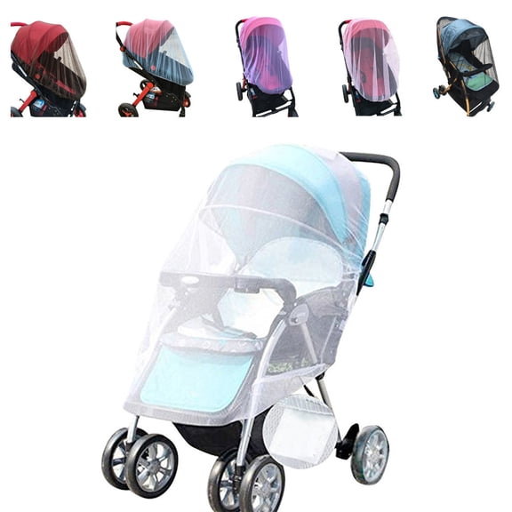 Universal Car Seat Stroller Mosquito Net Cover Breathable Mesh Canopy for Travel Outdoor Insect Protection