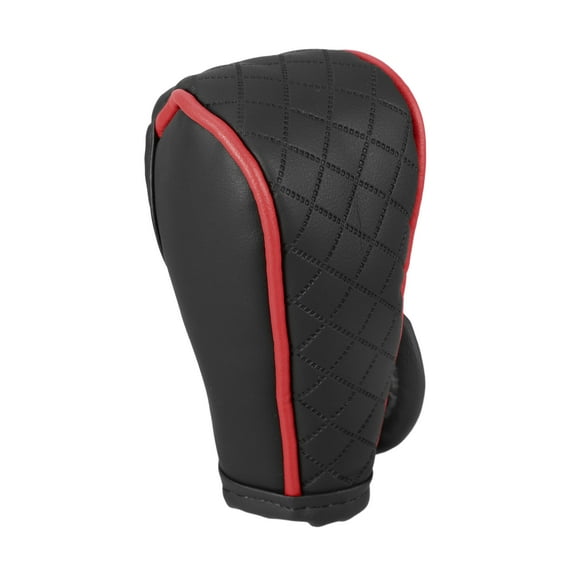 Unique Bargains Universal Car Shift Knob Cover Automatic Car Knob Gear Sticky Protector Decorative Black Red