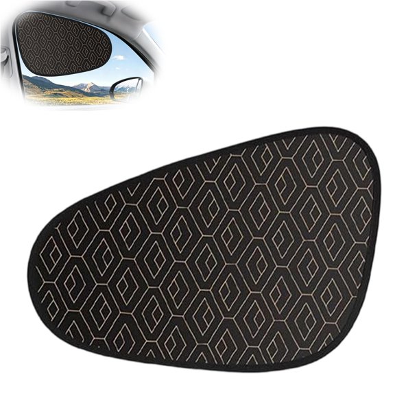 Universal Car Side Window Sun Shades, Opaque Light Blocking, No-Residue Static Cling for Baby, Kids and Passenger Privacy in Cars, SUVs and Trucks