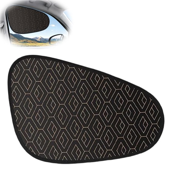 Universal Car Side Window Sun Shades, Opaque Light Blocking, No-Residue Static Cling for Baby, Kids and Passenger Privacy in Cars, SUVs and Trucks