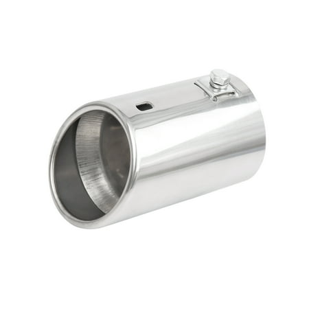 Universal Car Stainless Steel Chrome Exhaust Rear Tail Muffler Tip Pipe