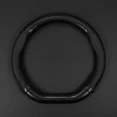 thumbnail image 1 of Universal Car Steering Wheel Cover, Carbon Fiber Leather, 3D Anti-Slip Stylish Car Accessory, 1 of 5