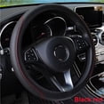 thumbnail image 1 of Universal Car Steering Wheel Cover Microfiber Leather Protection Cover Anti Slip Breathable for 37-39cm Steering Wheel Protector, 1 of 6