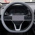thumbnail image 1 of Universal Car Steering Wheel Cover, Washable Non-Slip Comfortable Soft Breathable Silicone Grip Cover, 1 of 8