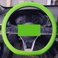 thumbnail image 1 of Universal Car Steering Wheel Cover, Washable Non-Slip Comfortable Soft Breathable Silicone Grip Cover, 1 of 8