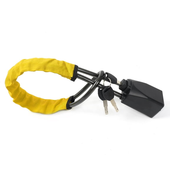 Universal Car Steering Wheel Lock, Car Security Lock Device with Keys, Fits Most Cars, SUVs, Vans, Trucks, Lightweight & Portable