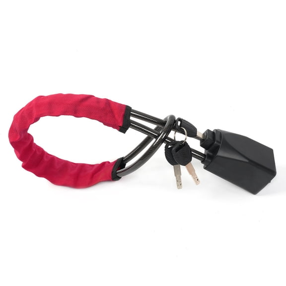 Universal Car Steering Wheel Lock, Car Security Lock Device with Keys, Fits Most Cars, SUVs, Vans, Trucks, Lightweight & Portable