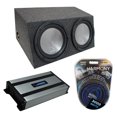 thumbnail image 1 of Universal Car Stereo Hatchback Sealed Dual 12" Harmony A122 Sub Box & HA-A800.1, 1 of 2