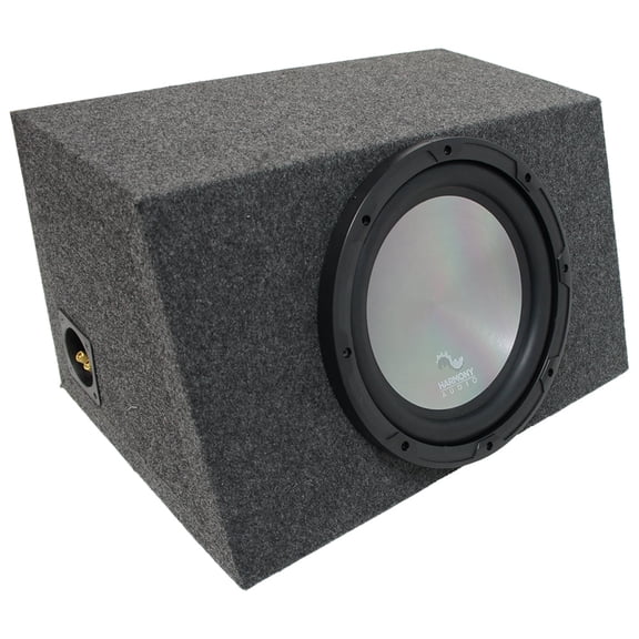 Universal Car Stereo Hatchback Sealed Single 10" Harmony A102 Sub Box Enclosure