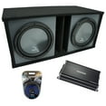 thumbnail image 1 of Universal Car Stereo Paintable Ported Dual 15" Harmony R154 Sub Box & CX1200.1, 1 of 3
