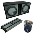 thumbnail image 1 of Universal Car Stereo Paintable Ported Dual 15" Harmony R154 Sub Box & HA-A1500.1, 1 of 1