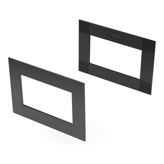 Universal Car Stereo Radio Installation Kit Double DIN Trim Ring with 1-1/2" Border