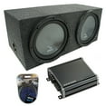 thumbnail image 1 of Universal Car Stereo Rearfire Sealed Dual 10" Harmony R104 Sub Box & CXA800.1, 1 of 3