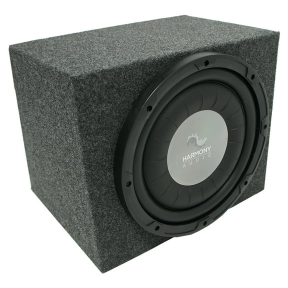 Universal Car Stereo Rearfire Sealed Single 12" Harmony F124 Sub Box Enclosure