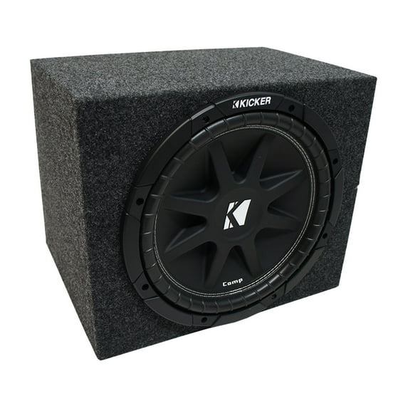 Universal Car Stereo Rearfire Sealed Single 15 Kicker Comp C15 Sub Box 4 Ohm