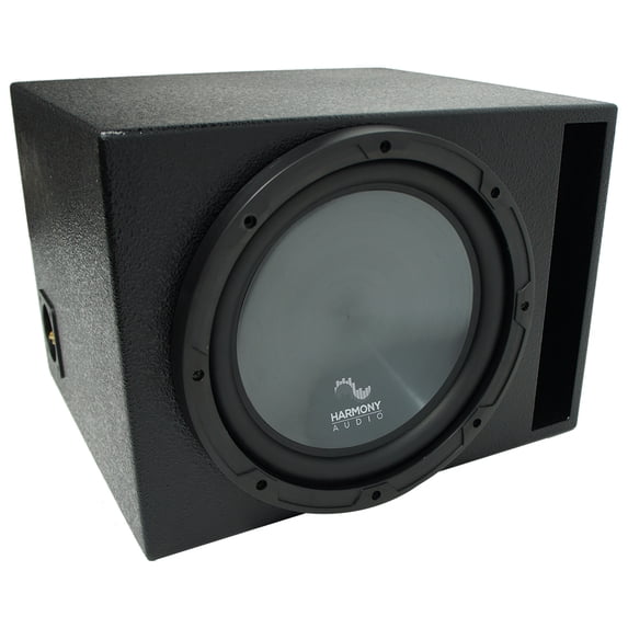Universal Car Stereo Rhino Coated Ported 15" Harmony R154 Sub Box Enclosure